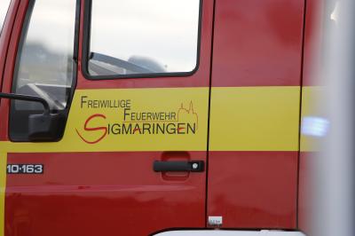 Inzigkofen: Verkehrsunfall mit Gefahrgut-LKW